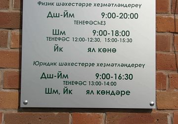Таблички, адресные таблички. Плоттерная резка